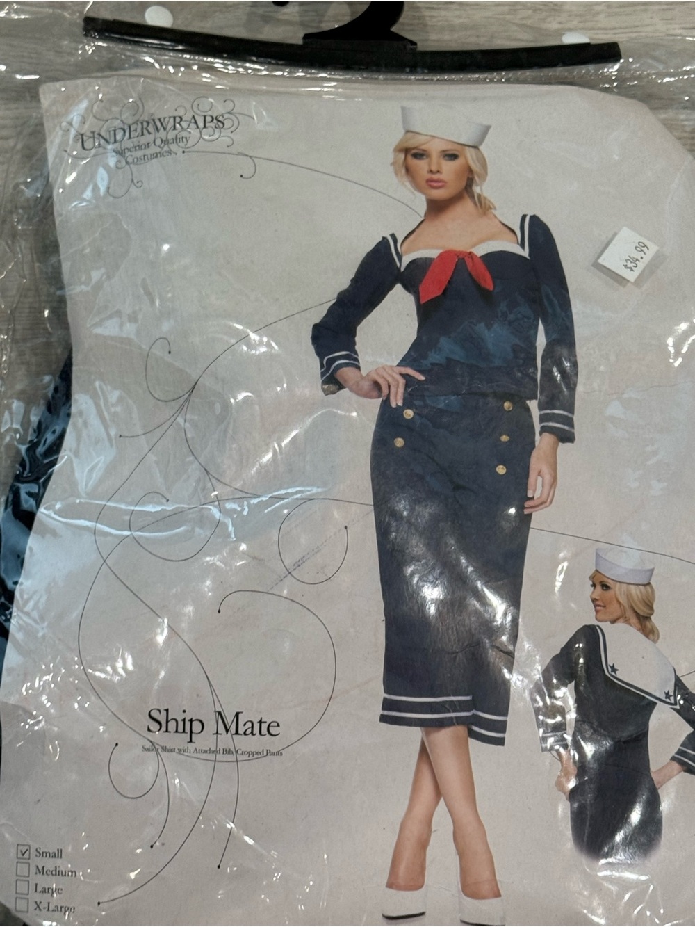 Ship Mate Women's Navy Midi Sailor Skirt